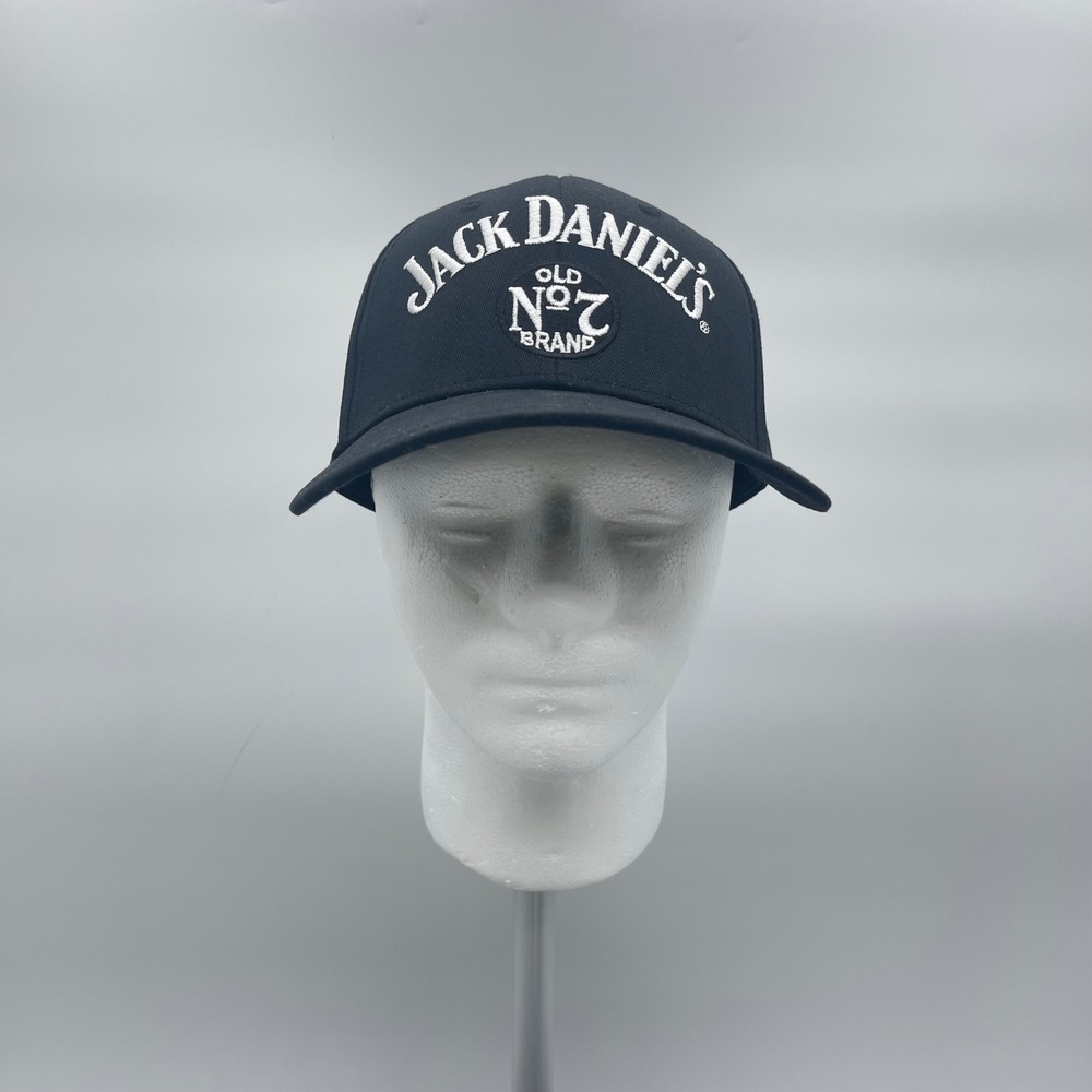 Jack Daniel's Old No. 7 Jack Lives Here OSFM Embroidered Hat Black Baseball‎ Cap